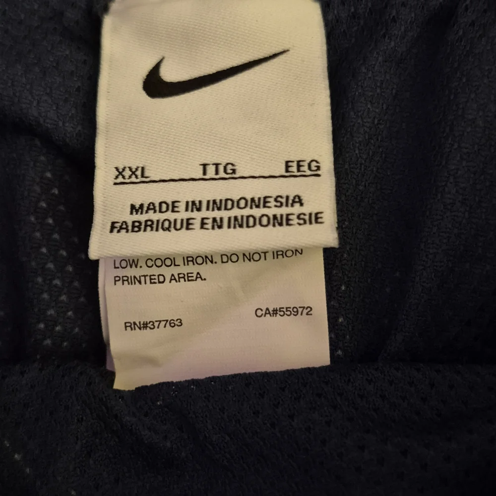 NEW Nike Men's XXL Navy Blue Fade Striped Breaker 9
